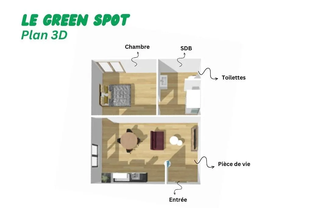 Le Green Spot, Gare, Iut, Rocade Wisdhomeconciergerie Rodez